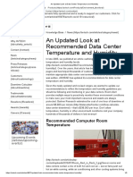 An Updated Look at Data Center Temperature and Humidity