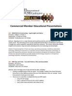 Commercial Member Education - Master
