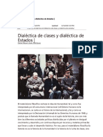 Dialéctica de Clases y Dialéctica de Estados - Daniel Miguel López Rodríguez