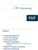 Unit II - CPU Scheduling