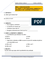 Actividad 54 - Que Efectos Tiene La Contaminacion Ambiental y Como Podemos Evitarlas Con Acciones Cotidianas