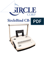 SircleBind CB-230 Binding Machine Instruction Manual