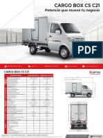 DFSK Cargo Box C21 Ficha Tecnica