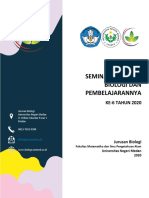 Buku Abstrak - Seminar Nasional Biologi UNIMED - 2020