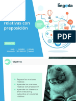 Relativo y Preposiciones