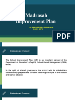 Madrasah Improvement Plan (Final)