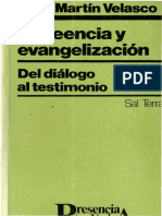 Velasco Juan Martin Increencia y Evangelizacion
