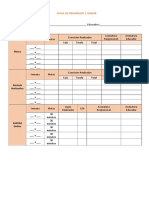 APÊNDICE N FICHA DE PROGRESSO JÚNIOR