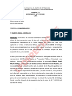 CONSULTA EXPEDIENTE N° 9733-2020-Lima, de 9 de junio de 2021_En control de convencionalidad, la inhabilitación definitiva para obtener licencia de conducir no viola derecho al trabajo