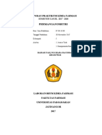 Analisis Kuantitatif Ferrosulfat dengan Permanganometri