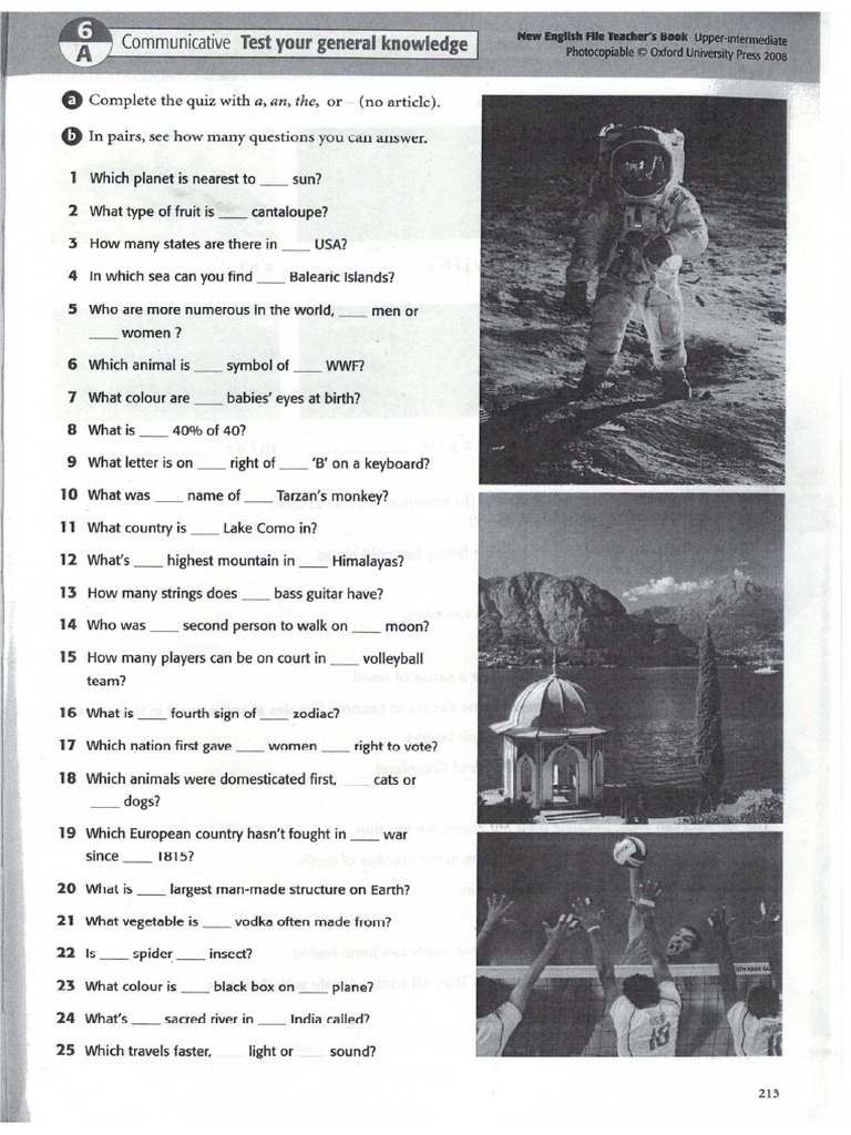 Test Your General Knowledge | PDF