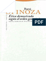 Ética Spinoza. Trotta Atiliano Dominguez Páginas 1,183 188