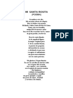 Poema A Santa Rosa de Lima - Patricia