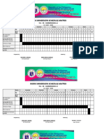 Work Immersion Schedule Matrix: TLV - He - Hairdressing 12