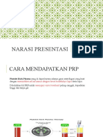 NARASI PRESENTASI PRP & CENTRIFUGE 2