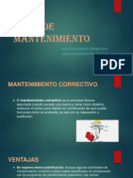 Mantto Correctivo y Preventivo