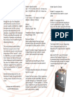 Prentex VDO 9900 vacuum degassing oven specifications