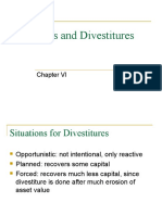 Sell Offs and Divestitures