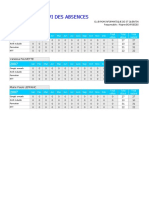 Tableau Suivi Des Absences