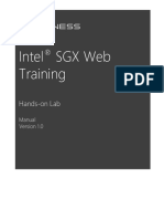 SGX Web Training Lab Mannnnual v1.0