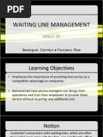 Waiting Line Management