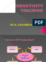 Productivity Tracking: by K. Chandramohan