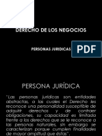 DERECHO DE LOS NEGOCIOS - PersonasJuridicas