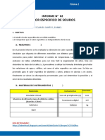 IL Nº02-Calor Especifico de Un Sólido