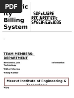 Download Electricity Billing System SRS1_2 by Sneha Jain SN52426278 doc pdf