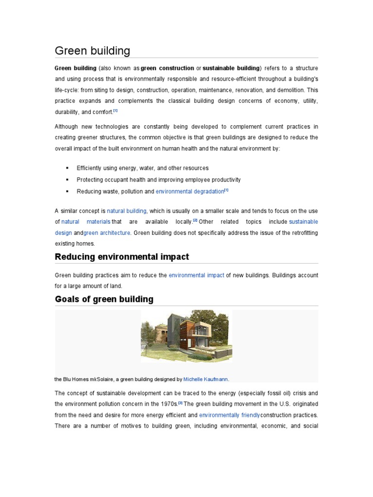Green Building | Download Free PDF | Green Building | Sustainability