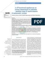 Effect of Functional Appliances on the Airway Dime