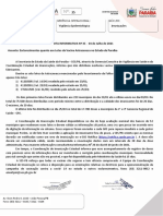 NOTA INFORMATIVA Nº 35 Referente aos Lotes da Vacina Astrazeneca no Estado da Paraíba.