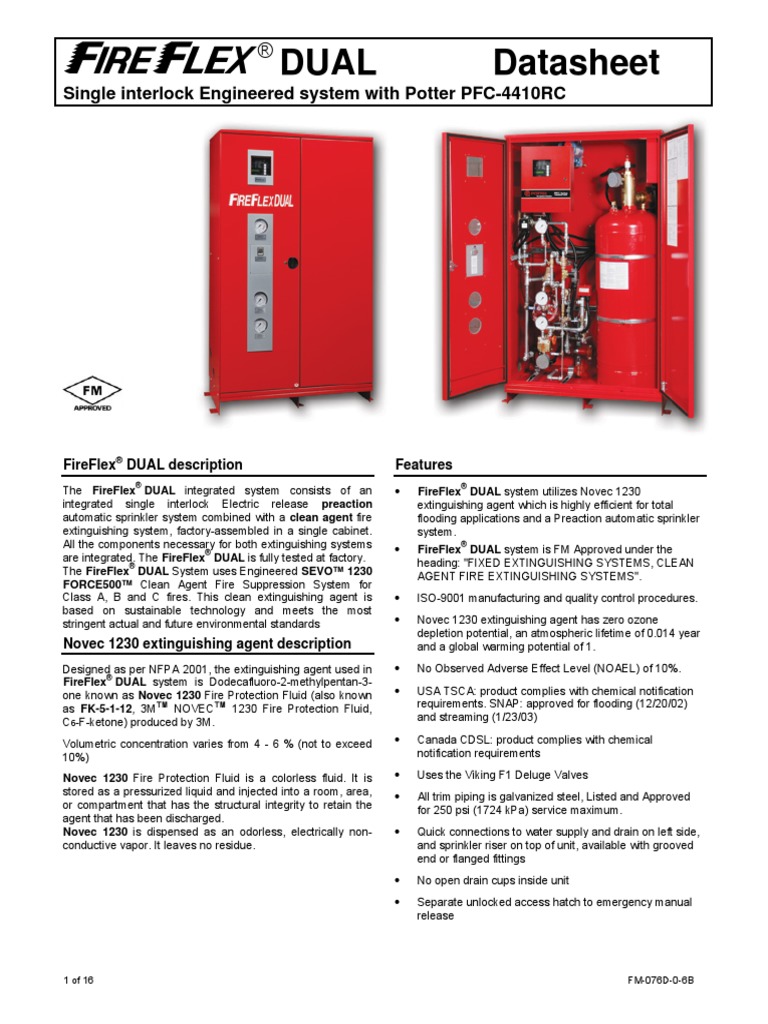 DUAL Single Interlock Eng PFC4410RC PDF Fire Sprinkler System Valve