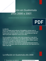Grupo 2 La Inflación en Guatemala Años 2000 A 2007