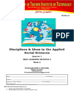 Disciplines and Ideas in The Applied Social Sciences SLM 2