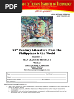 21 Century Literature From The Philippines & The World: Self-Learning Module