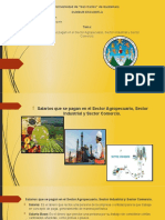 Grupo 4 Salarios Que Se Pagan en El Sector Agropecuario, Sector Industrial y Sector Comercio