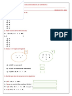 Evaluacion Mensual de Matematica