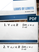 Laws of Limits