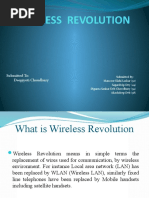 Wireless Revolution: Submitted To: Deepjyoti Choudhury