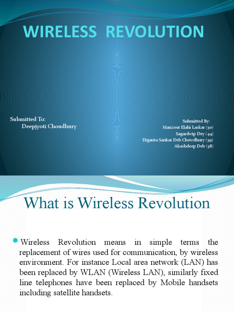 Understanding the Wireless Revolution | PDF | Wireless Lan | Computer ...