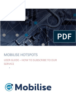 Mobilise Hotspots User Guide How To Subscribe To Our Serivce