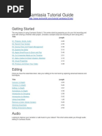 Camtasia Tutorial Guide