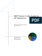 NBX Feature Codes Guide for SIP Telephones featsip_nbx60