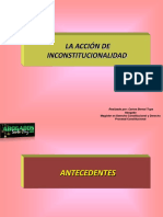 Acción de Incostitucionalidad - Carlos Bernal Tupa - Diapositivas