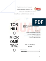 Tornillo Micrómetro