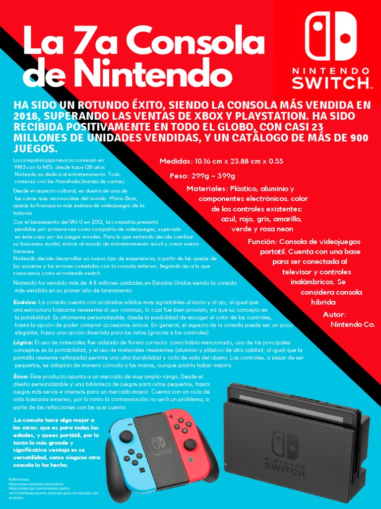 Éxito y Versatilidad del Nintendo Switch | PDF | Juegos de consolas ...