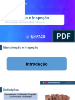 Introdução à conceitos básicos de manutenção e inspeção