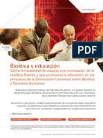 Lectura - Bioética y Educación (1)