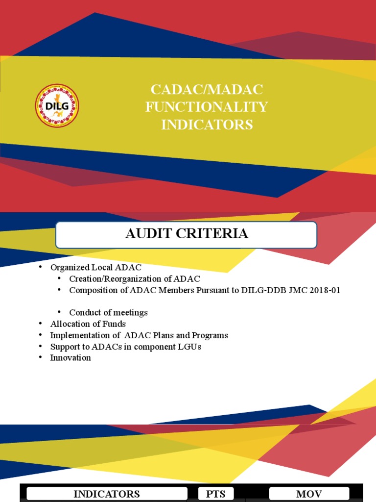 ADAC Functionality and Audit Guidelines | PDF | Government